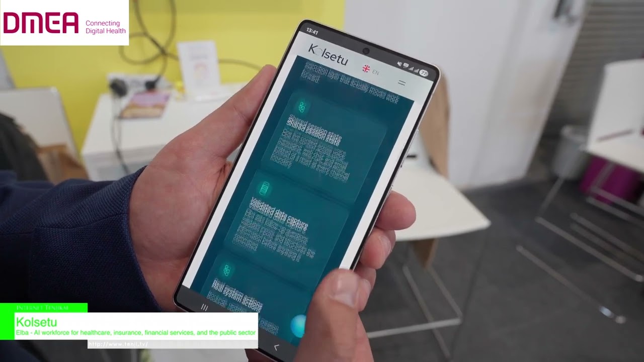 Elba는 의료, 보험, 금융 서비스 등을 위한 AI 기반 인력을 제공합니다. – Kolsetu [DMEA 2026 – Time to Connect Digital Health]