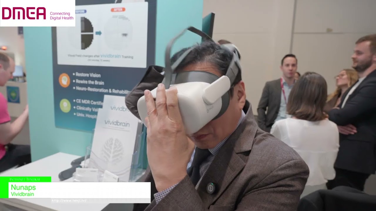 Vividbrain, 시야 결손 환자를 위한 시각 지각 학습 디지털 치료법 – Nunaps [DMEA 2026 – Time to Connect Digital Health]